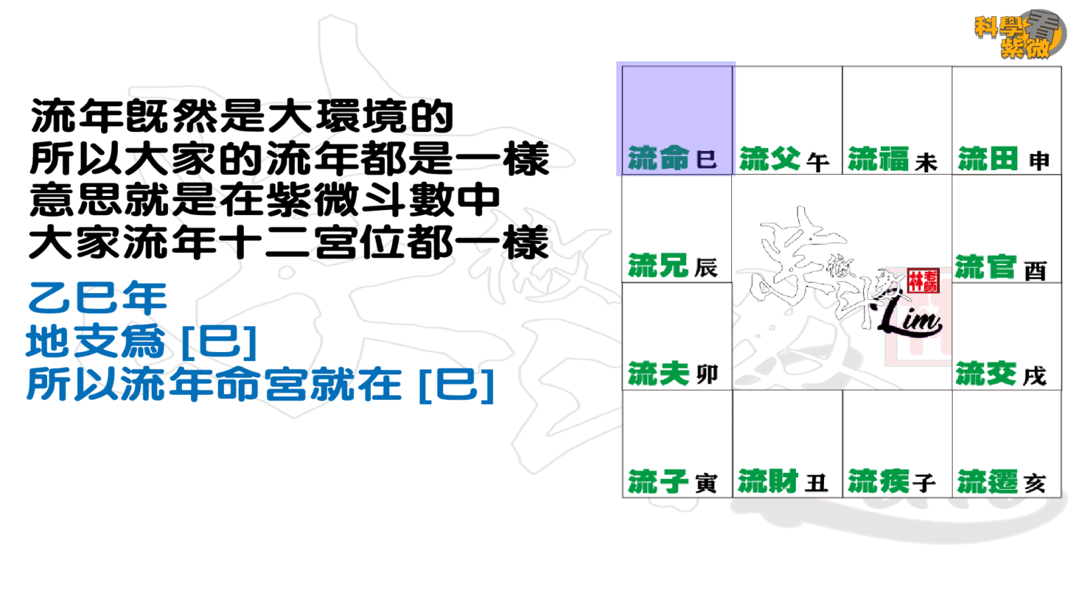 2025乙巳年流年运势之一流年四化 - 科學看紫微